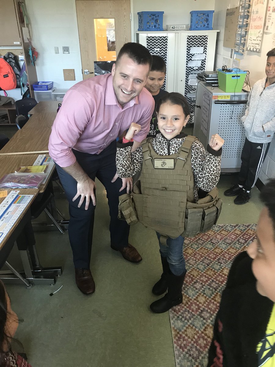 hybla4th's tweet photo. Happy Veterans Day! Thank you to Mr. Schaefer and all the veterans who serve our country! 🇺🇸 https://t.co/YN7ba1TNUi