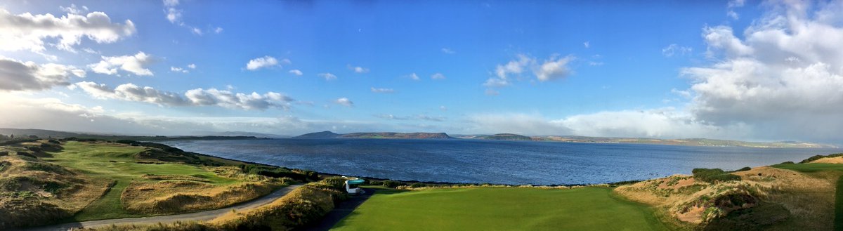 thetwistedfrog's tweet photo. We get to go to some special places and none more so than @CastleStuart today.  Having grown up in the area this view is one of my all time favourites. Special golf course as well. #Highlands #PictureOfTheDay https://t.co/1QvZ0U4ucR