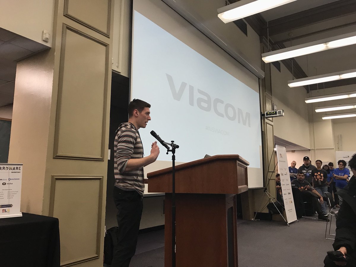 Dante representing Viacom! #NSHackathon17