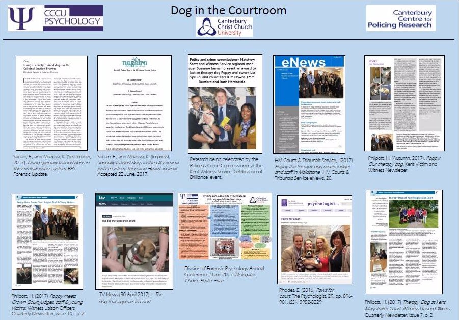 PoppyTherapyDog's tweet photo. A year in review.... Looking back at all the impact Poppy and the research she is involved with has made in just ONE year! Thanks to all the staff and volunteers at Citizens Advice and Medway Magistrates for their continuing help with the project! @CCCUPsych @CCCUPolRes https://t.co/IMu18JJOta