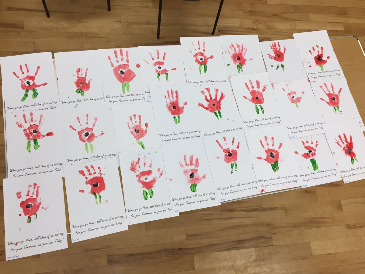 11thnorthantsbb's tweet photo. "When you go home, tell them of us and say, for your tomorrow, we gave our today". 

We are super impressed with the poppies our Anchor boys made tonight. #WeWillRememberThem #LestWeForget #Remembrance https://t.co/hTpSbdwSPQ