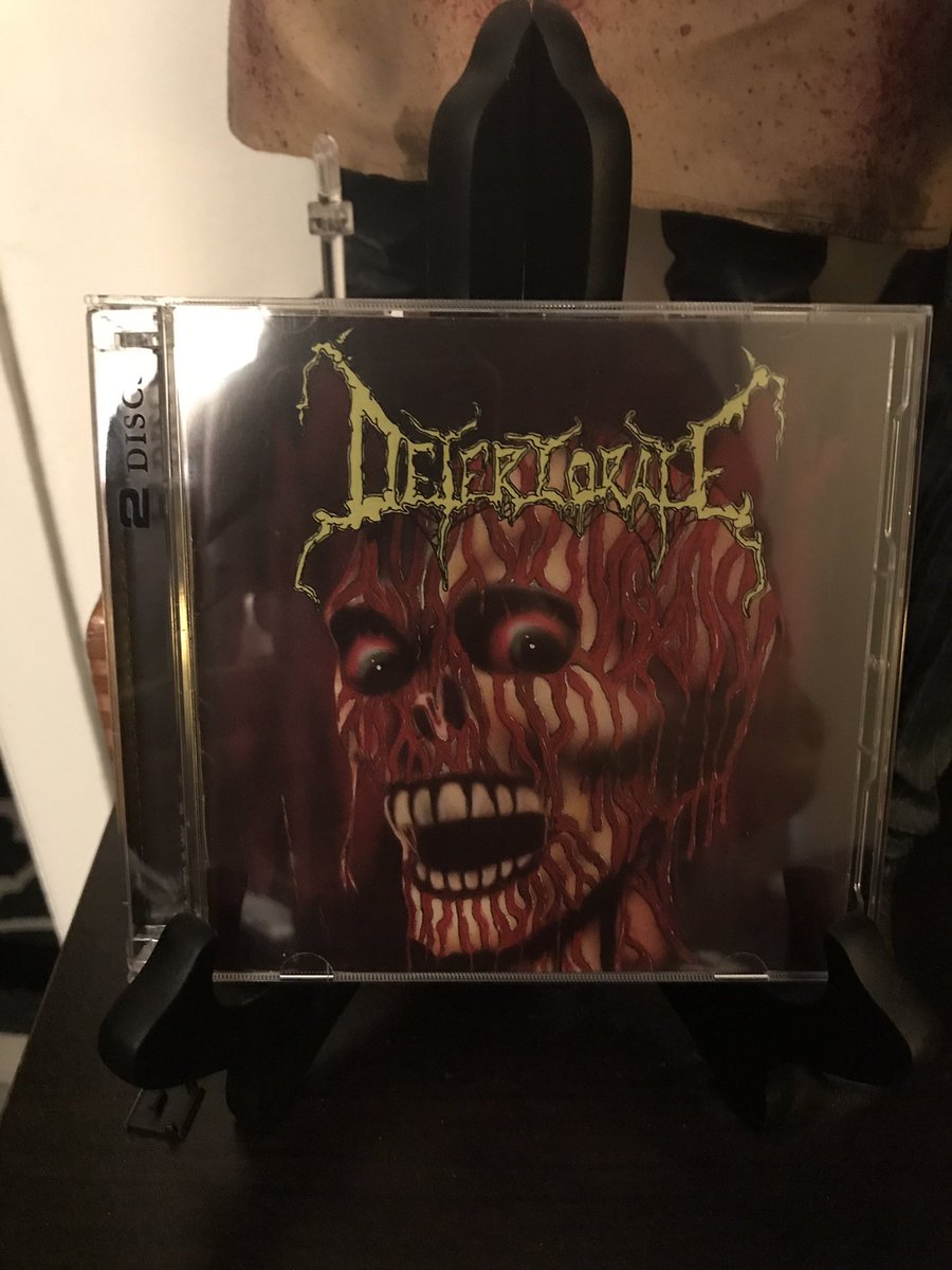 AFintonis's tweet photo. Album spotlight tonight is Rotting in Hell by Deteriorate. Great classic Death metal by a band that should have had a better shot. #Deteriorate https://t.co/cGVUbkuSej
