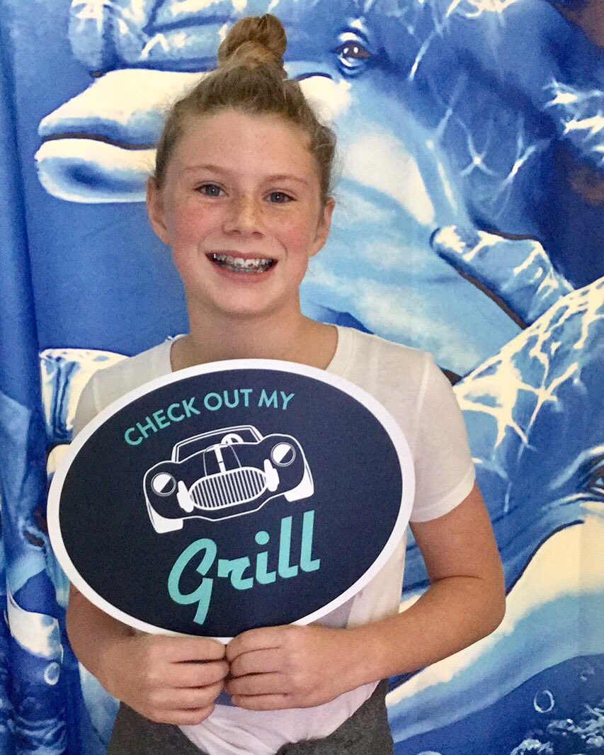 dolphinbraces's tweet photo. How cute is Sara with her new braces?! We sure are lucky to have patients like her in our office #dolphinbraces #newgrill #braces https://t.co/fTu72QQsZf