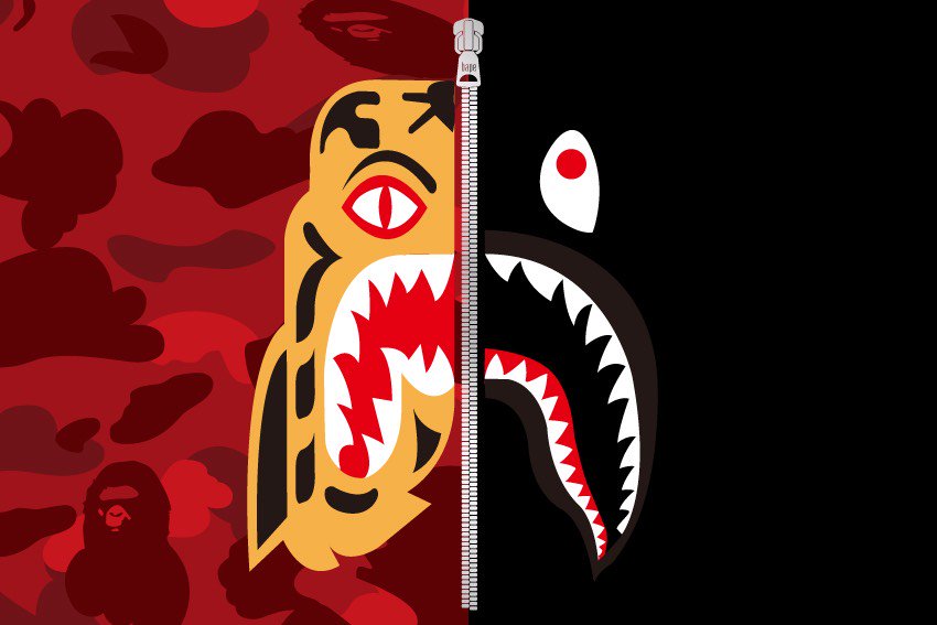 Bape A Bathing Ape On Twitter Tiger Shark Collection Available Tomorrow Https T Co Gdz6yni0zc - abs with red shirt roblox