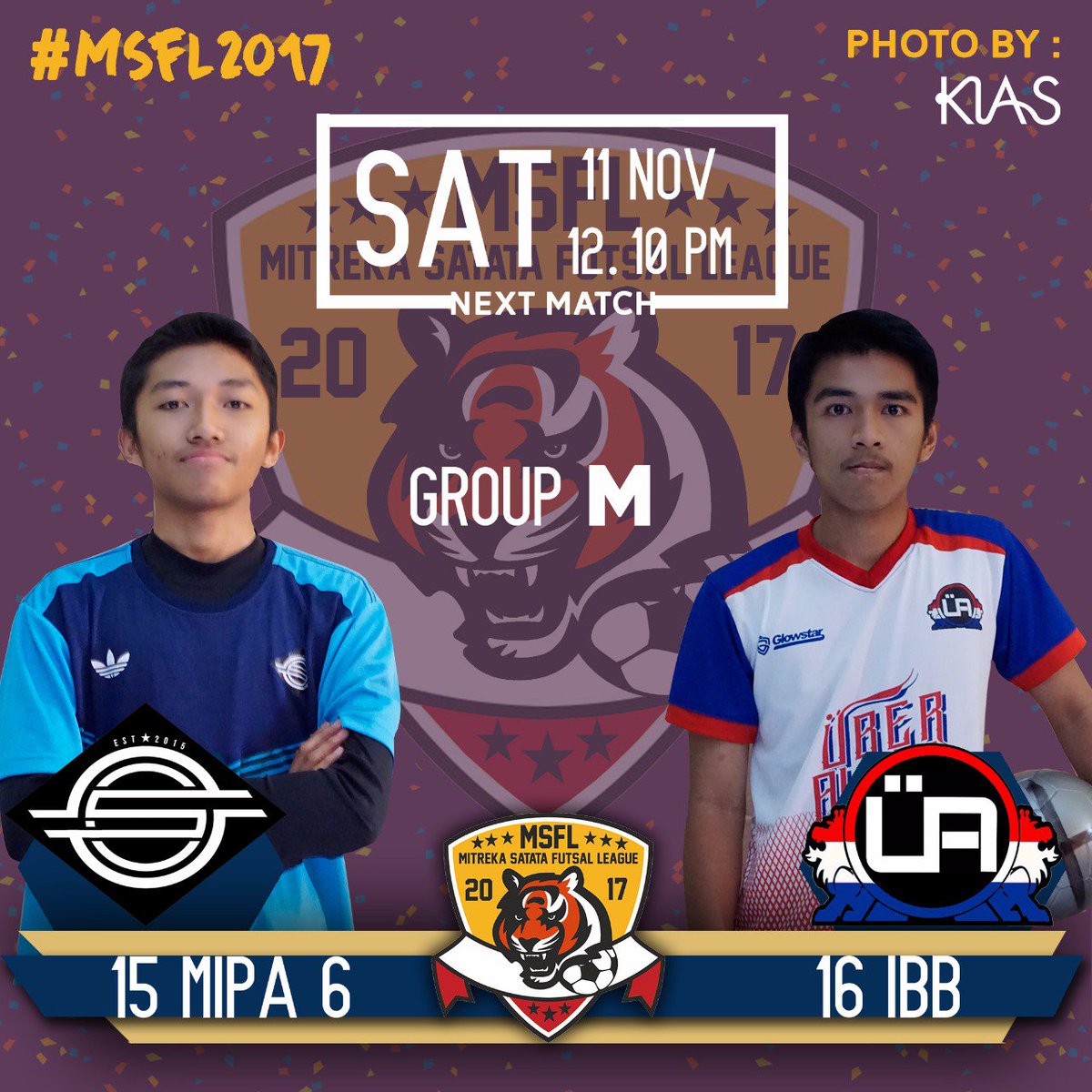 osismisa's tweet photo. Setelah break #MSFL2017, ada kelas 15 MIA 6 yang akan melawan 16 IBB! https://t.co/pOkCq0XZKX