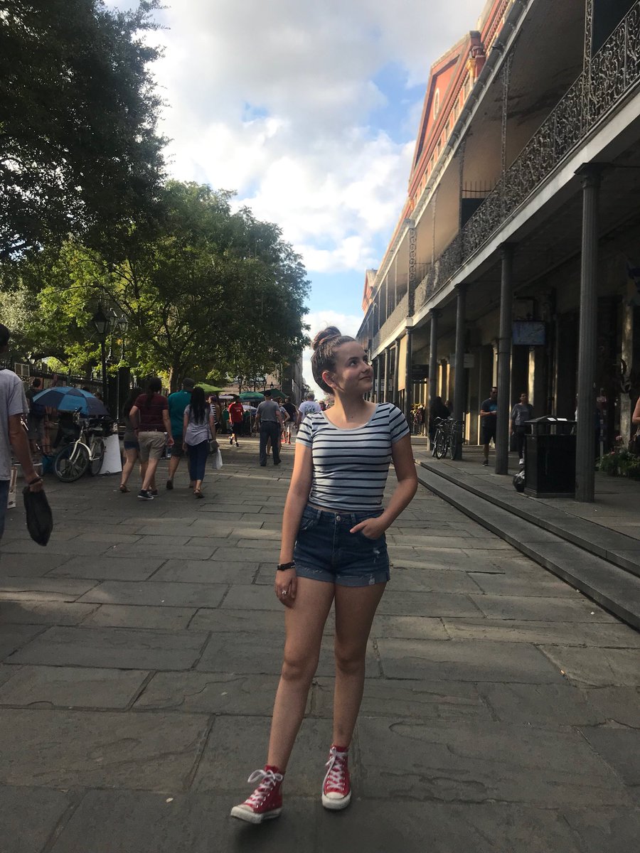 AvaAcres's tweet photo. On the search for some beignets in #NewOrleans 💜 #nola #louisiana #frenchquarter https://t.co/eeBd7WIpgI