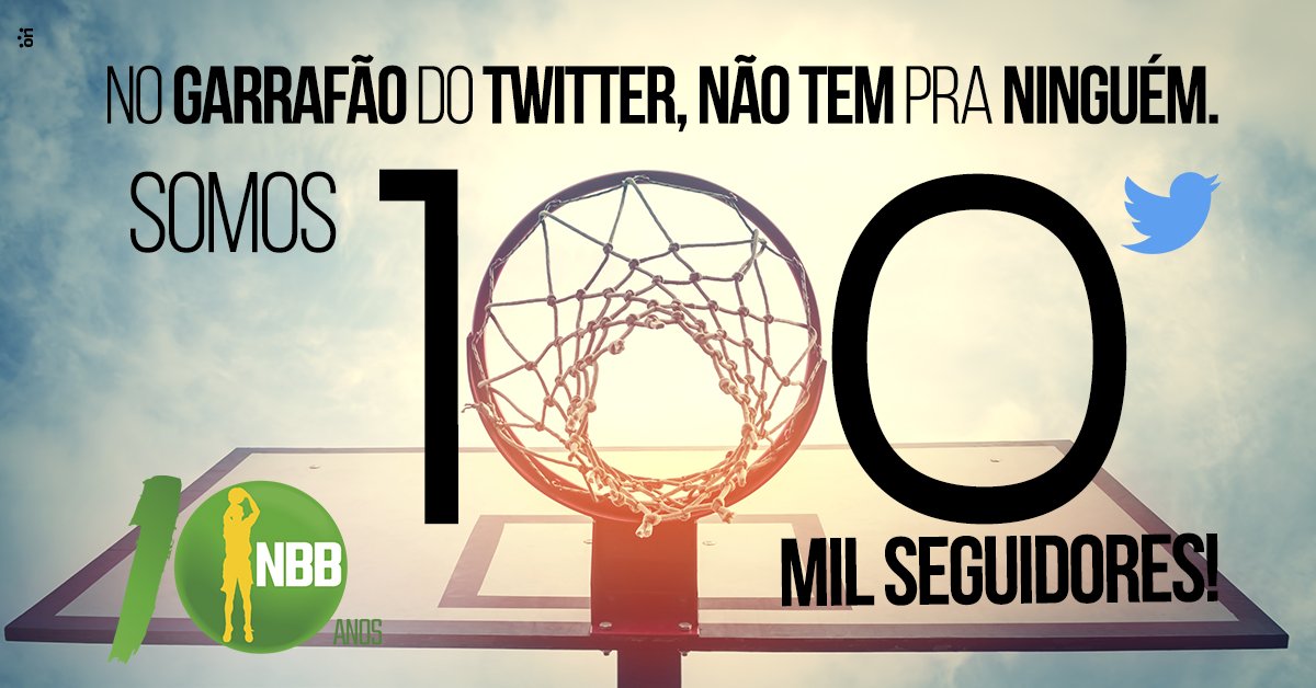 Não é só mais uma temporada de #NBB! 

#NBBnoTwitter, mais caracteres, mais basqueteiros, #SempreNovo #SempreBasquete #SempreNBB 🏀💪