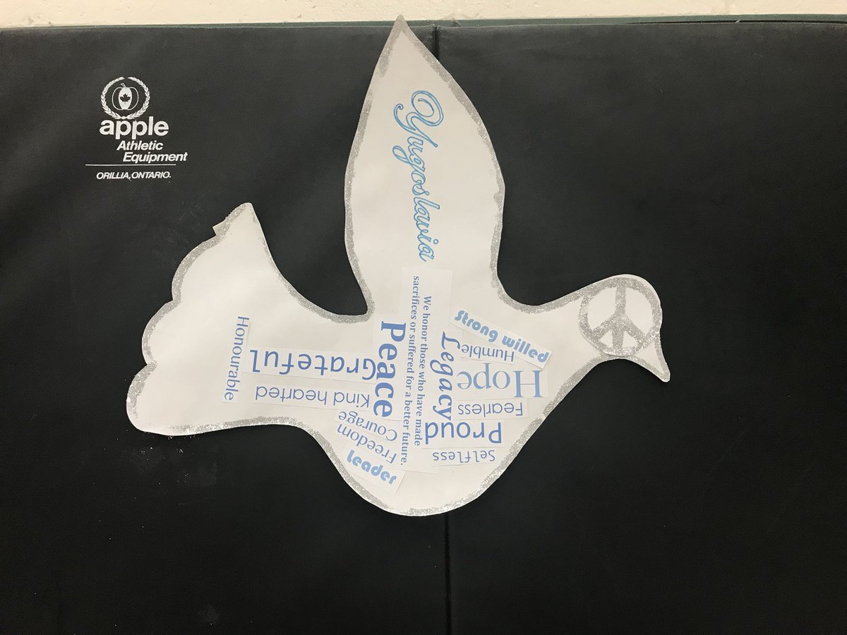 Students learned a lot just by viewing and asking questions of each wreath.  <a href="/MlleRotolo/">Olivia May</a> maybe we can transfer to doors to enjoy for a bit longer? #tsmspride