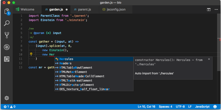CodeWorkr's tweet image. Visual Studio Code 'October 2017 Update'
"Auto imports in JavaScript/TypeScript"
It keep getting better and better! 🙂
#vscode #VisualStudio #javascript #typescript