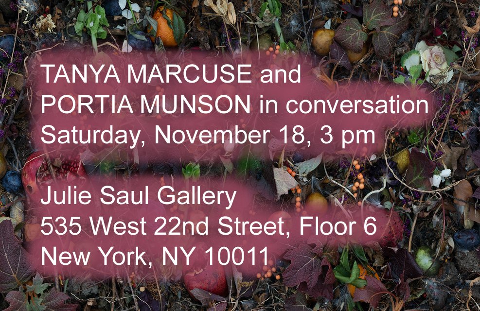 Saul_Projects's tweet image. Tanya Marcuse in conversation with Portia Munson next Saturday! Free and open to the public.