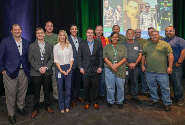 At Bard #VeteransDay2017 program in AZ talking about veterans initiatives with #MedalofHonor recipient Kyle White-great event!