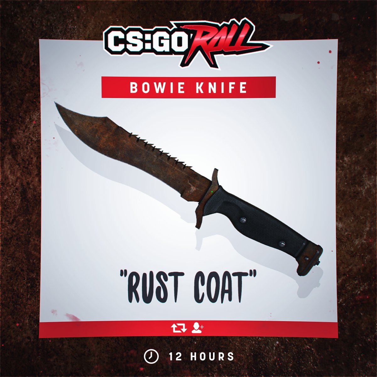 Bowie knife rust coat фото 8