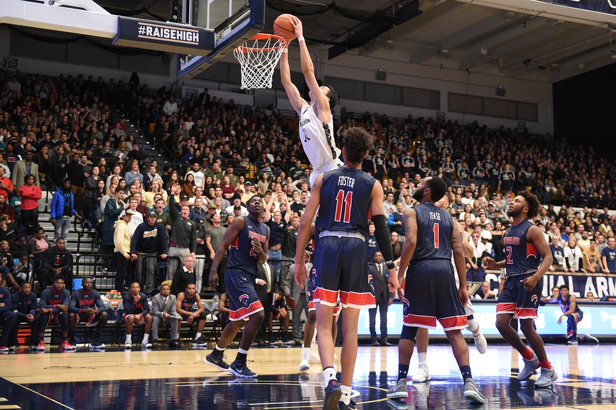 GW_MBB's tweet photo. Recap and highlights from an entertaining night in the Smith Center as GW defeats Howard, 84-75 #RaiseHigh https://t.co/v9EqdKCVas https://t.co/vX2ps05Es8