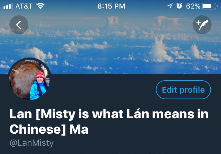 LanMisty's tweet photo. In case you wondered where my middle name came from, it’s just redundancy. #50characters allow me to clarify that. https://t.co/puYoTnRjjd