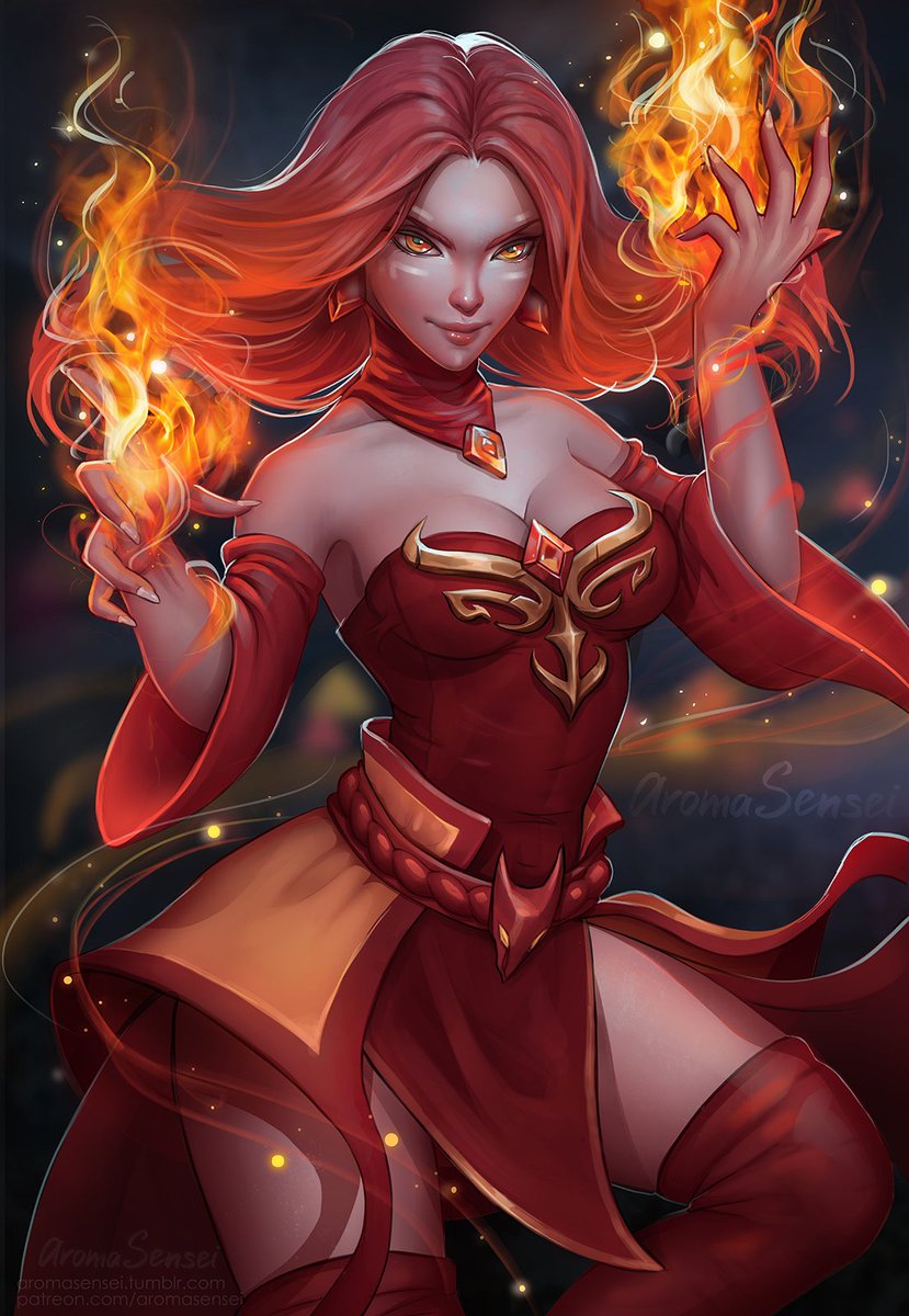 Ant On Twitter Lina Dota 2 By At Aromasensei Httpst