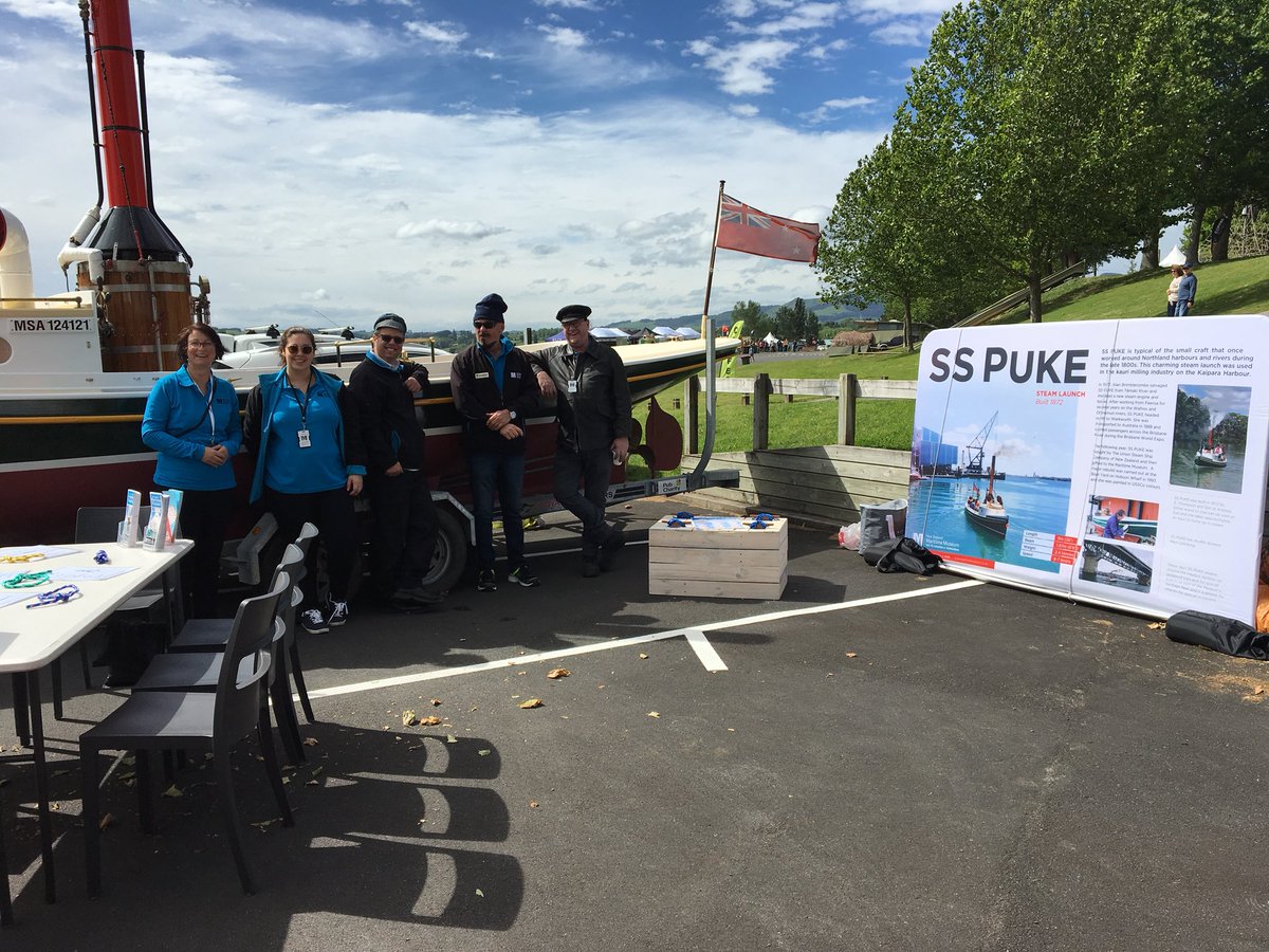 aucklandmuseum's tweet photo. He Pou Aroha Community Cenotaph is at Armistice in Cambridge today and tomorrow. Our friends from @nz_maritime are here too - come and #DiscoverYourConnection on #OnlineCenotaph and explore the art of tying knots with @nz_maritime. https://t.co/UsvbihFT36