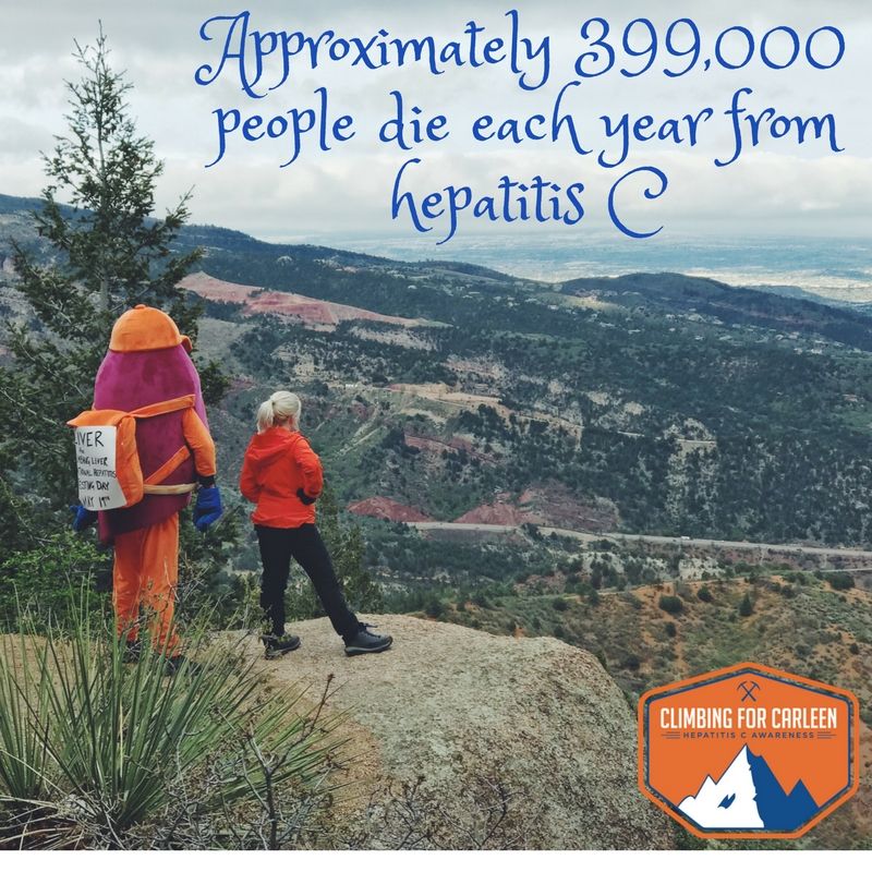 ClimbForCarleen's tweet photo. There are so many people who are dying each day from #hepc. Have you been tested? #hepc#nohep#Ibeathepc https://t.co/6Bpr7MX4zX