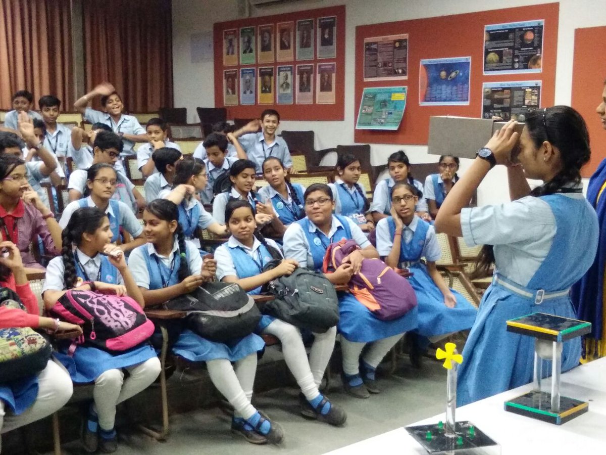 sanjaypatel412's tweet photo. CSC Visit by 57 students of class 9 visited along with the two teachers.
Divyapath Science School is always keen to avail the learning opportunities for the students. As a part of the World Science Day, Divyapath Science School has organised an Educational Visit to CSC.
#spCSC https://t.co/zeYil1sM5e