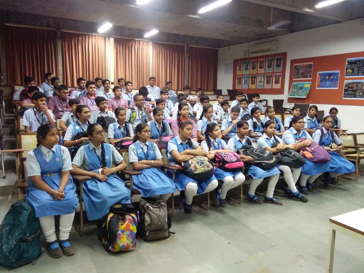 sanjaypatel412's tweet photo. CSC Visit by 57 students of class 9 visited along with the two teachers.
Divyapath Science School is always keen to avail the learning opportunities for the students. As a part of the World Science Day, Divyapath Science School has organised an Educational Visit to CSC.
#spCSC https://t.co/zeYil1sM5e