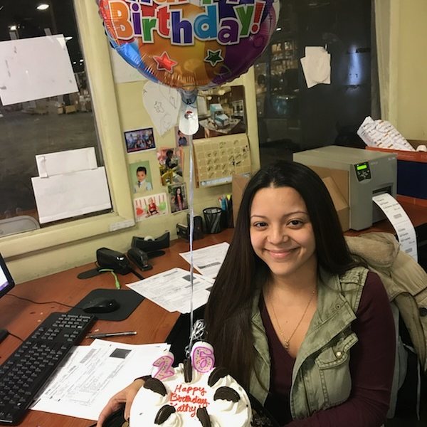 STGLogisticsLIN's tweet photo. Happy 26th Birthday Kathy!! #26 #birthdaygirl #stg #workfam https://t.co/b1JtmcKfOK