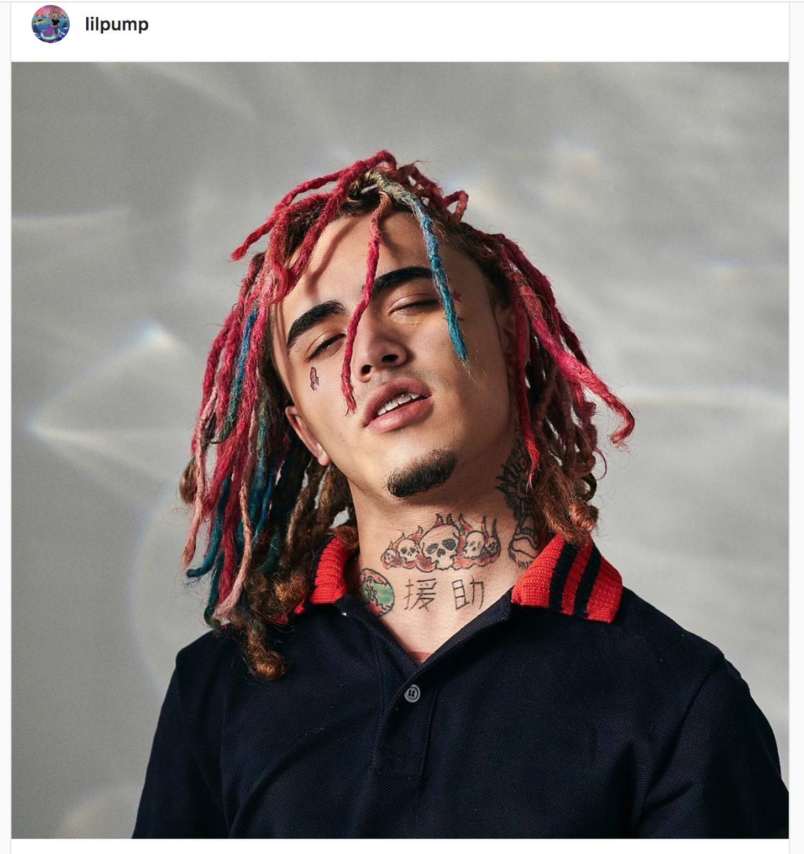 Hzm リルパンプ 謎漢字タトゥーあるんだ