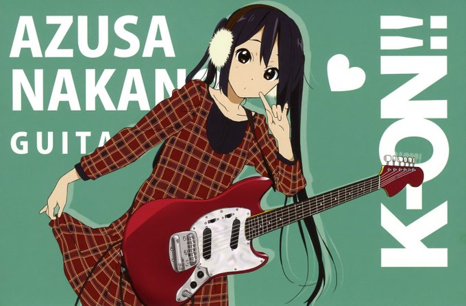 楽ギフ 包装 ポスターａ４サイズ 鮮やか高解像度光沢印刷 7 検 けいおん K On 中野梓 梓 あずにゃん ロングヘア ギター Bagochile Cl