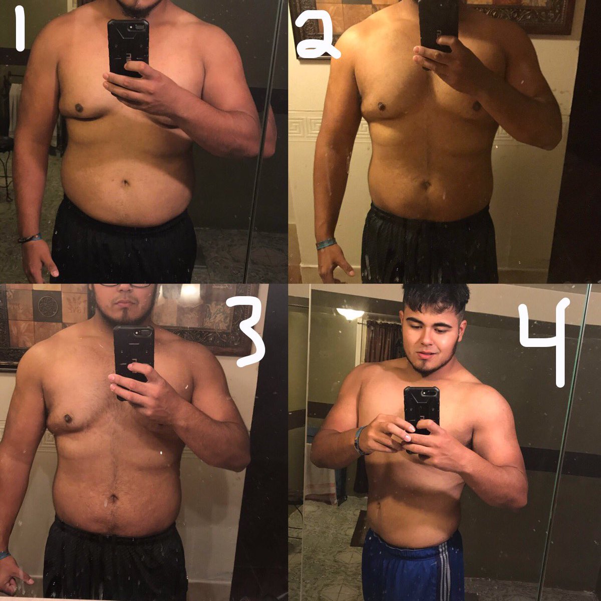 BIG_EdiddyT's tweet photo. Closing in on a little 7 week transformation. πͺπΌπ have about 2 weeks left in my program so time to lock in and dominate it π― #FlexFriday #DestroyToBuild https://t.co/pKj2UO3q5b