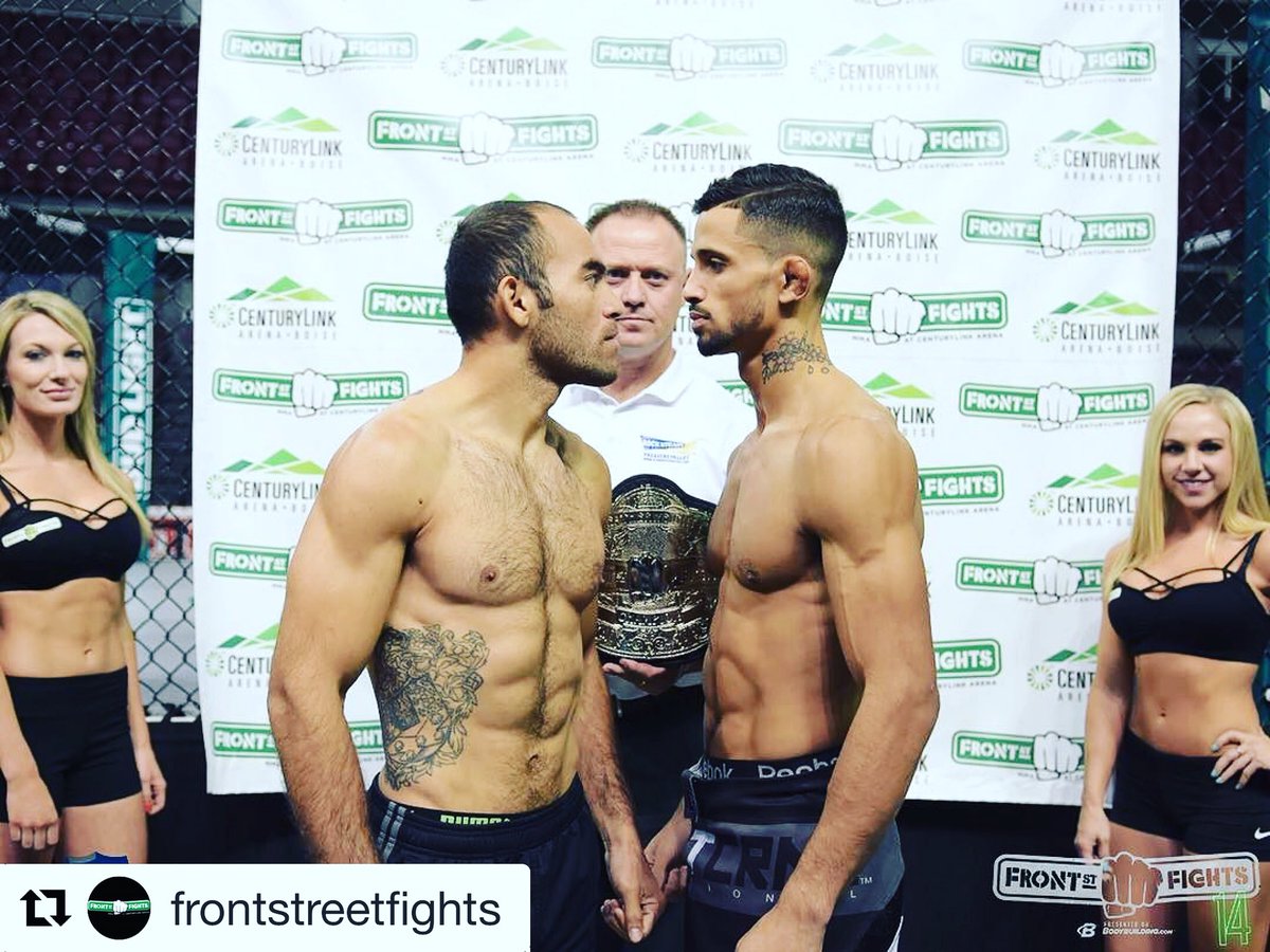 FightPath's tweet photo. @FrontStFights 14 going down tonight and in the main event they will be crowning a new featherweight champ. Iβll save you the suspense. @yo_ninja_jones will bring the strap back to @CombatFitness #SBG #FSF14 #208mma #andnew https://t.co/1VfwEeuVUs
