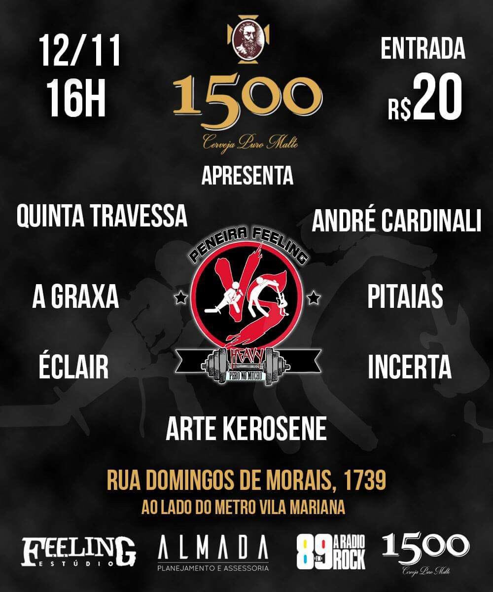 bandaincerta's tweet photo. Galera, falta pouco para o nosso show no Festival Peneira Feeling Heavy Pero No Mucho! Contamos com a presença de todos vocês, hein?! 🤘🏻
#Incerta #ARadioRock #Rock https://t.co/IMcuysElTZ