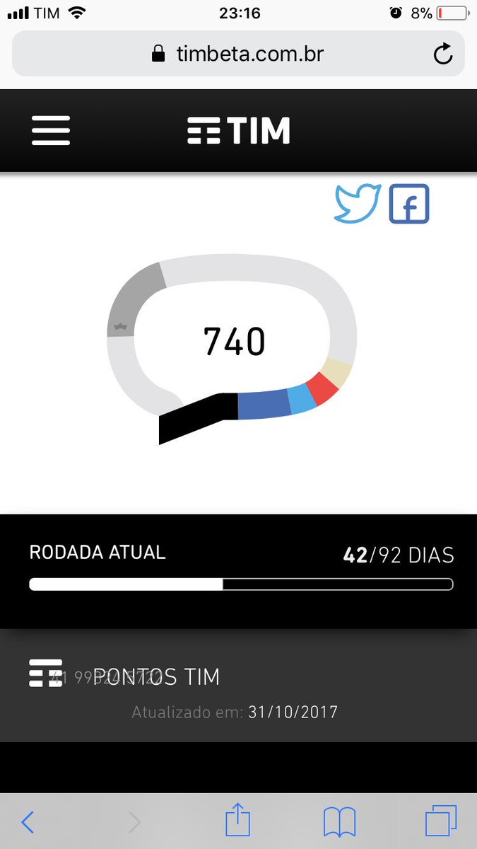 Acabei de virar beta lab e aparentemente já vou perder de novo impossível pontuar dessa nova forma! Eles não atualizam os pontos tim #Betaquerlab