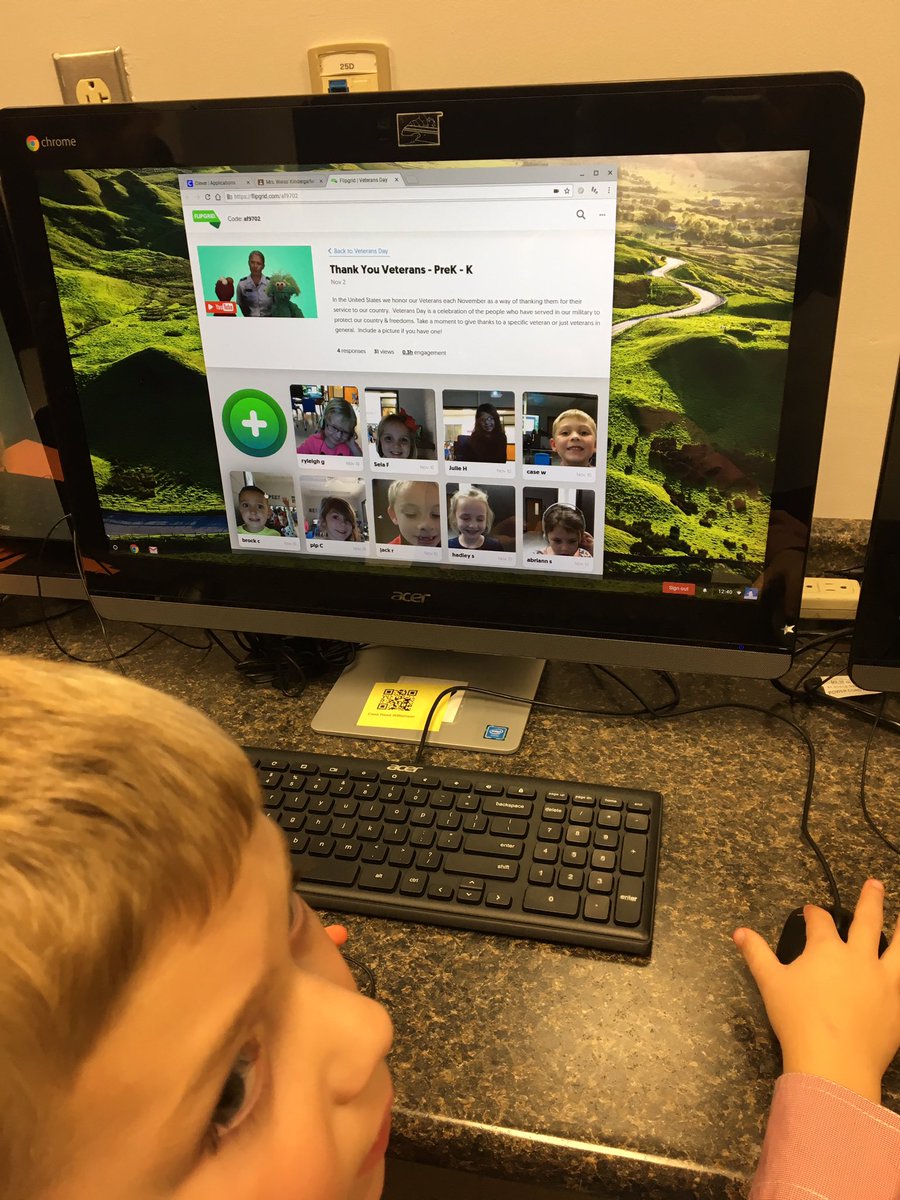 mrs_weiss's tweet photo. Using Flipgrid to thank our Veterans! #KnightsR7 #Knights_TLC https://t.co/UjMBXta2sw