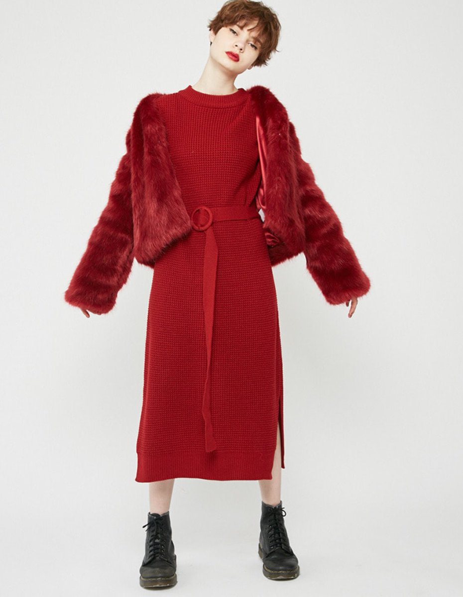 Jouetie 福岡ソラリアプラザ店 Hot Item ベルトニットマキシワンピ 7 000 Tax １枚で決まるマキシ ワンピース マーチンや コンバースと合わせても可愛いです Jouetie