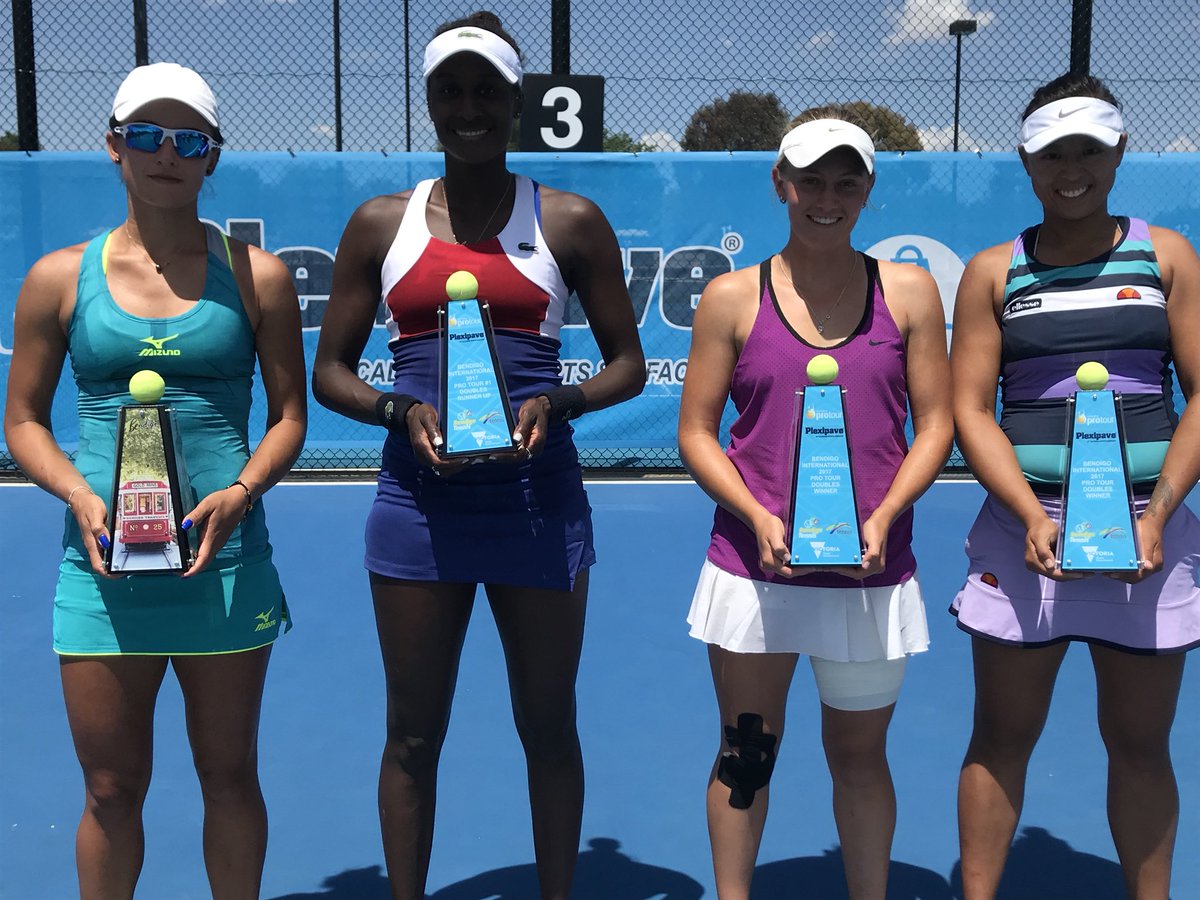 bgotennis's tweet photo. Zoe Hives and Alison Bai off to @AustralianOpen 2018 with a #wildcard into the women’s doubles. Winners @bgotennis #protour @TennisAustralia https://t.co/2mTloDXQJn