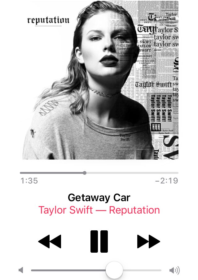 sheance's tweet image. THIS. SONG. DRIVES. ME. CRAZY. Listening to it forever. #reputation #getawaycar