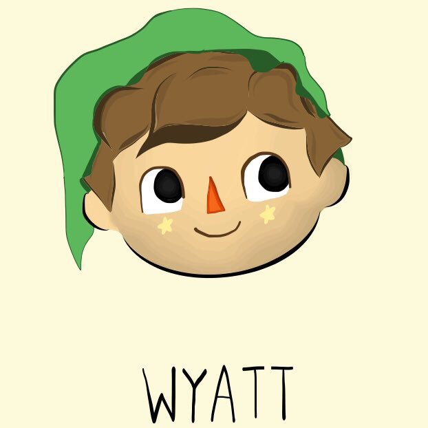 L4NDSL1DE's tweet photo. these aren’t the best but i tried to make @FelloWyatt into an animal crossing character ft. zelda #wjoart (edited) https://t.co/P5SyYA1LMo