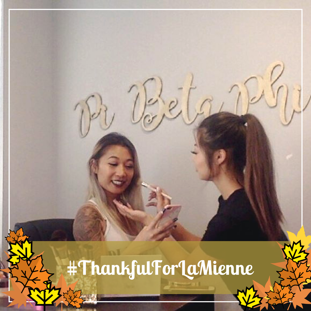 DoorstepDarling's tweet photo. #Thankful for LaMienne's #glamorous makeover. 
Perfectly ready for #Thanksgiving dinner. 
#UCRBusiness #BUS117 #LaMienne #beautyservice #glamour https://t.co/S61FgfRWaa