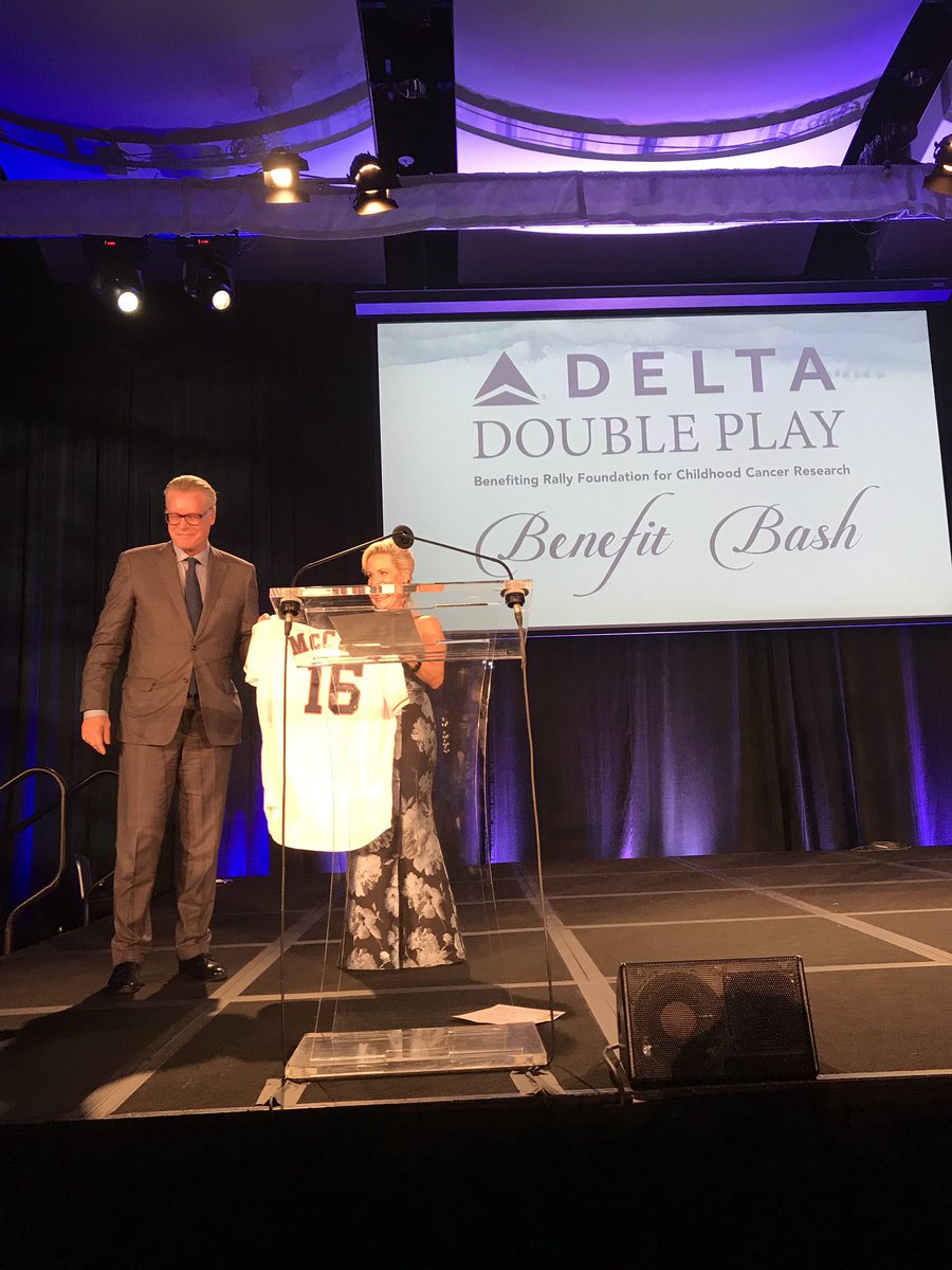 tad_hutcheson's tweet photo. Proud to support @RallyFoundation @delta double play benefitting childhood cancer research. Rally on! #deltadoubleplay #deltagreatergood https://t.co/dflt3IcZq0