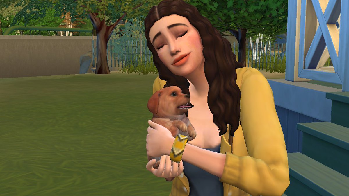 SimmerFlo's tweet photo. Les presento a Oso, mi cachorro ❤ Es la cosa más linda que he visto 😍❤ #TheSims4CatsAndDogs #TheSims #LosSims4PerrosYGatos #LosSims https://t.co/Gt6LPwCFne