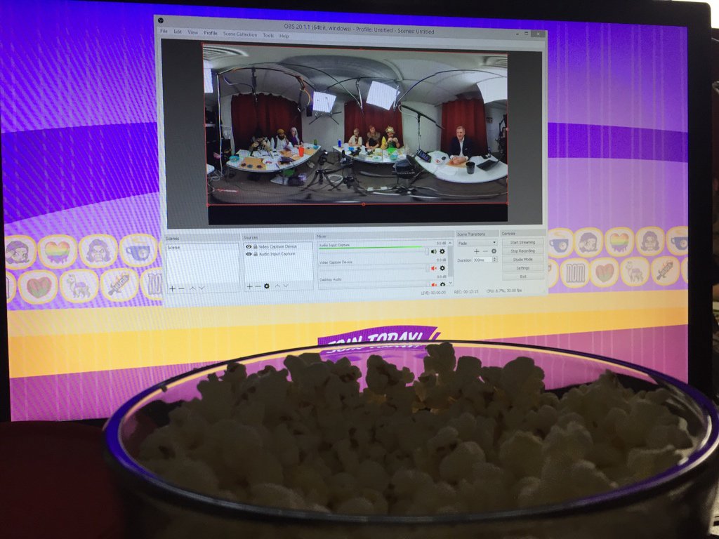 GeekSpaceTV's tweet photo. Exalted: Games of Divinity? Yes please. Iโll bring the popcorn! Just getting started! #360video #Exalted #GamesDiv https://t.co/w2N8JPV7cl https://t.co/NVHYC6a0Zp