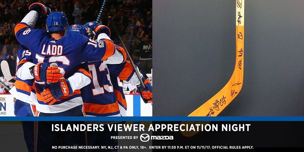 MSGNetworks's tweet photo. The prizes continue… a @NYIslanders team signed stick awaits! RT this tweet and head to MSG+ to see the winner! https://t.co/pGejpN1IX4