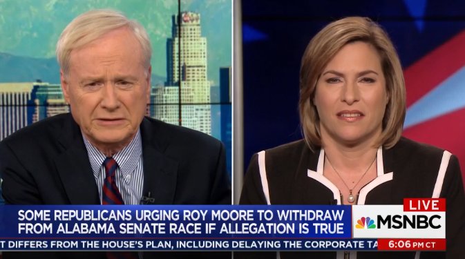 MSNOWNews's tweet image. "There's a message out there: Either elect a child molester or elect a Democrat. And some Republicans in Alabama are saying, 'I'd rather elect a child molester,'" said Republican Strategist Susan Del Percio on Roy Moore on.msnbc.com/2jgL6c5