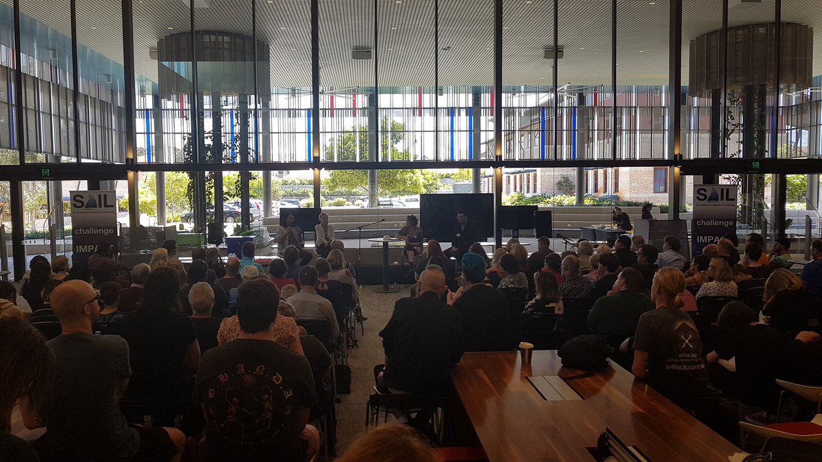 GarySwanepoel's tweet photo. great turn out for #createnoosa #immerse2017 live panel talking about the future of immersive technologies for #filmmaking https://t.co/97iHFssixw