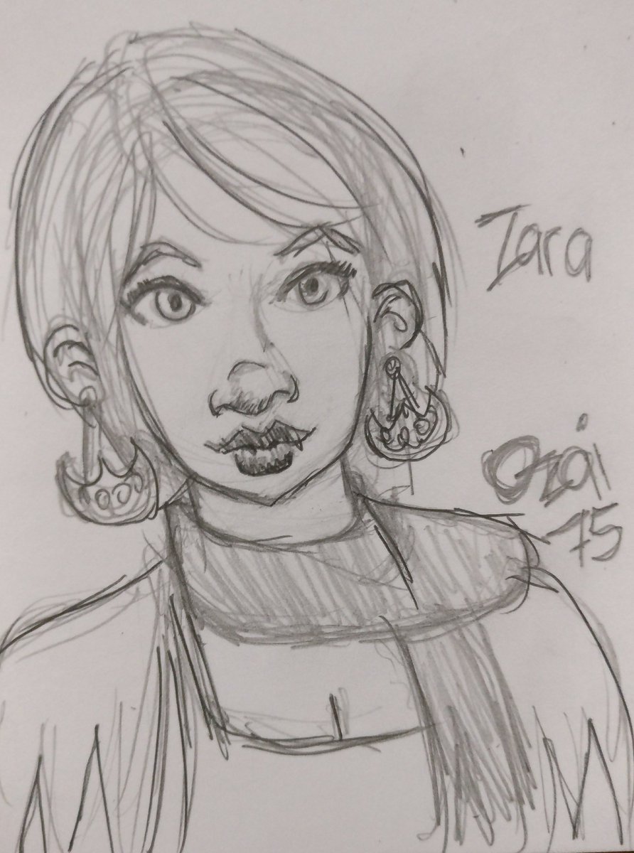 Ozai75's tweet photo. @Adarael @GeekSpaceTV @Genkisoda @sourfruitjunkie @sillyjupiter @DrunklyRomantic @Space_Cat189 @AljernonBolden Quick Zara sketch. #GamesOfDivinity #Exalted https://t.co/F95UDcN0Ks