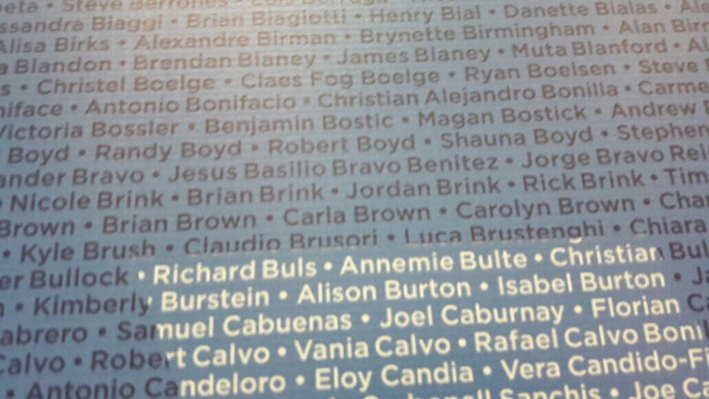 PanamaDST's tweet image. That's my name on the wall! #TCSNYCMarathon official!! #TeamLeanStrongFast #LeanStrongFast #FBF