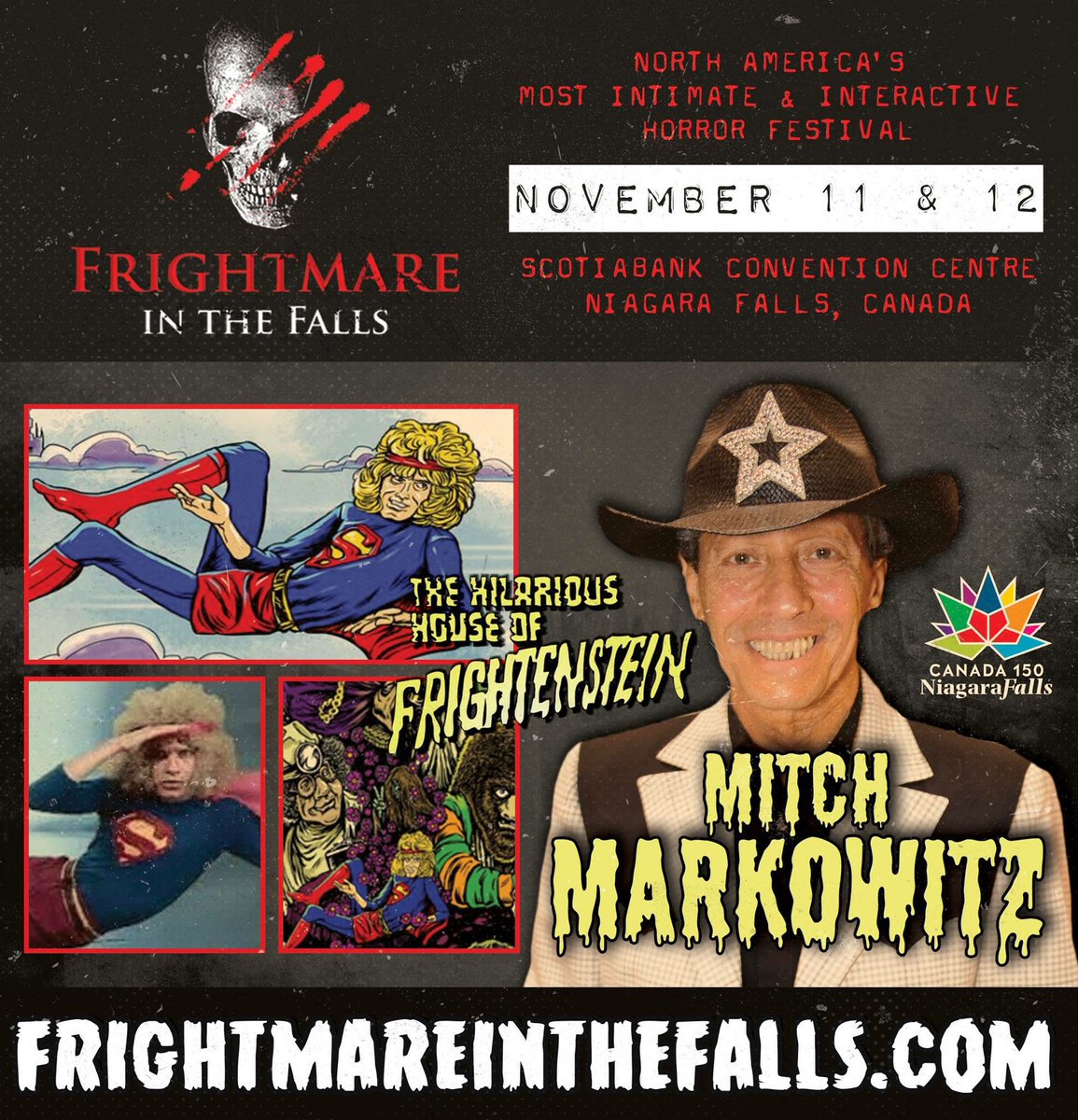 Heading out to <a href="/frightmarefalls/">FrightmareInTheFalls</a> Will be appearing there all day Saturday and Sunday. Looking forward to seeing all my Comic Con Colleagues, friends &amp; Hilarious House of Frightenstein Fans. T-shirt Ed will be there with some HHOF inventory. Limited number available at the show.