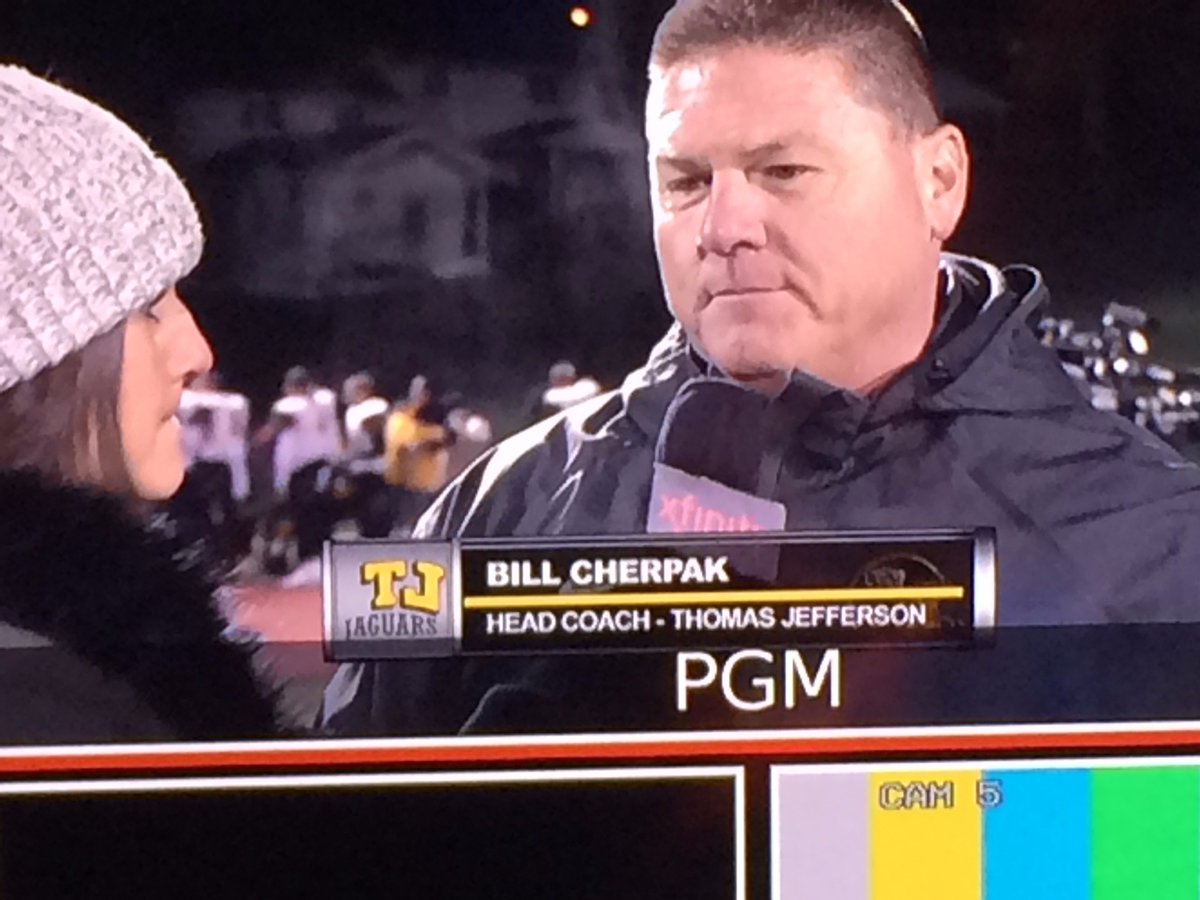 HSFootballPGH's tweet photo. .@MegBulger4 post game interview with @wjhsd Coach Cherpak https://t.co/Dok3GL83ER