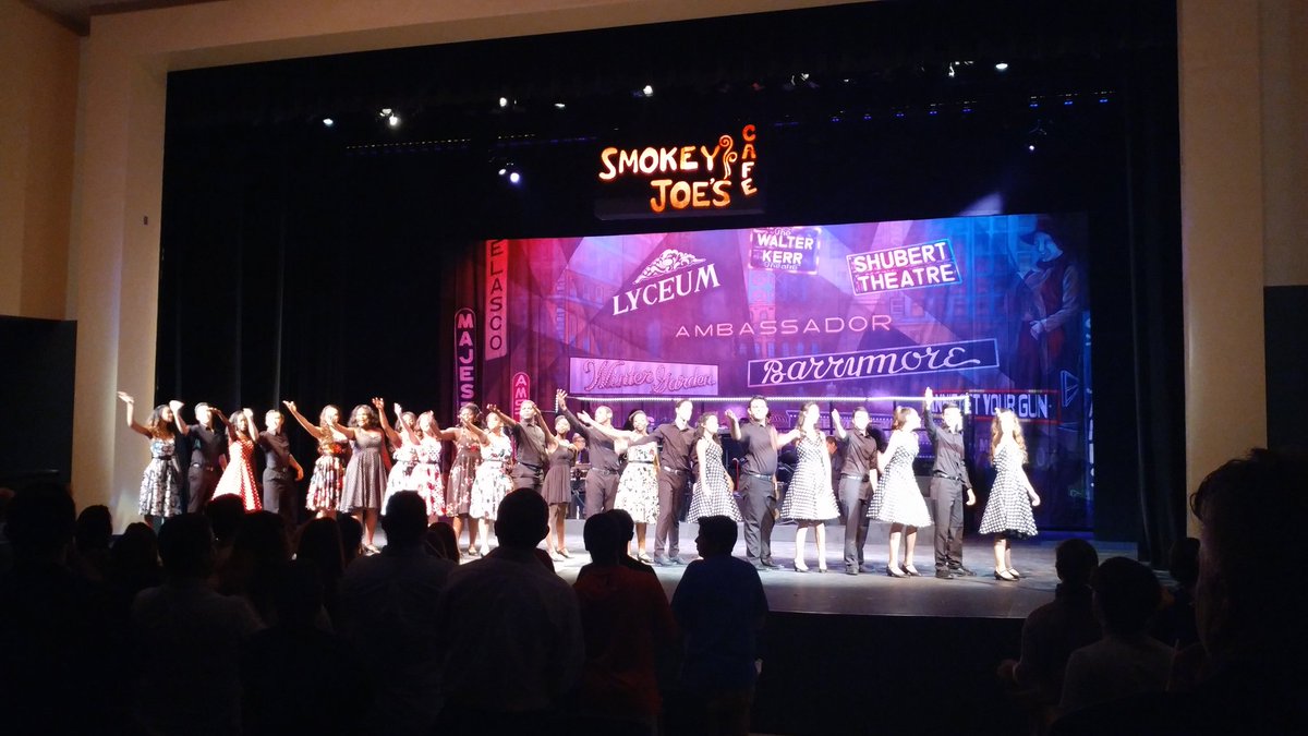 aGuyonClematis's tweet photo. Awesome job by @SuncoastHighFL Theatre on Smokey Joe's Cafe! Go see it on Saturday at 7pm and & Sunday at 2pm. #eventswpb https://t.co/KyjSVvGOM8