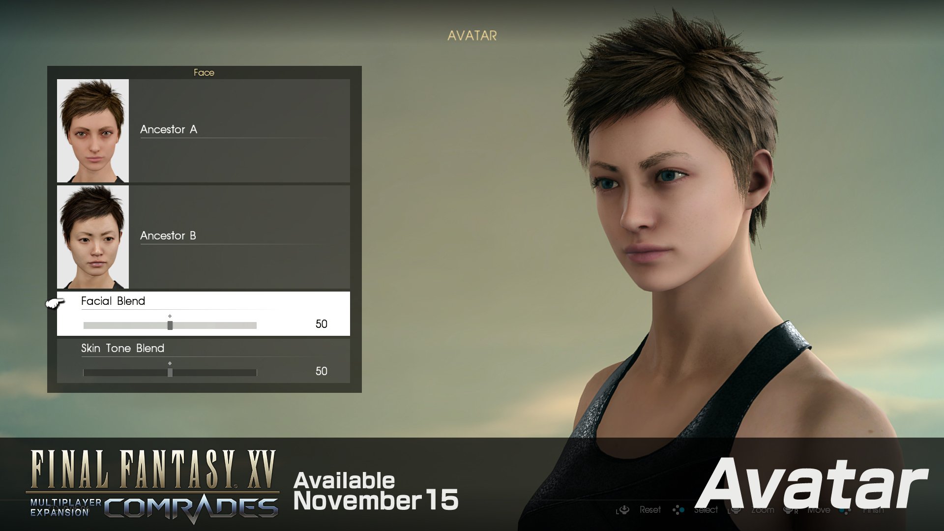 Final Fantasy Xv Twitter પર Ffxvオンライン拡張パック 戦友 アバター豆知識 顔は 祖先 となる2 つ顔をブレンドしてベースを作成 祖先には様々な人種が存在しますが アジア人の骨格 では実在の人物の骨格を参考にしているものも ぜひ貴方だけの アバター