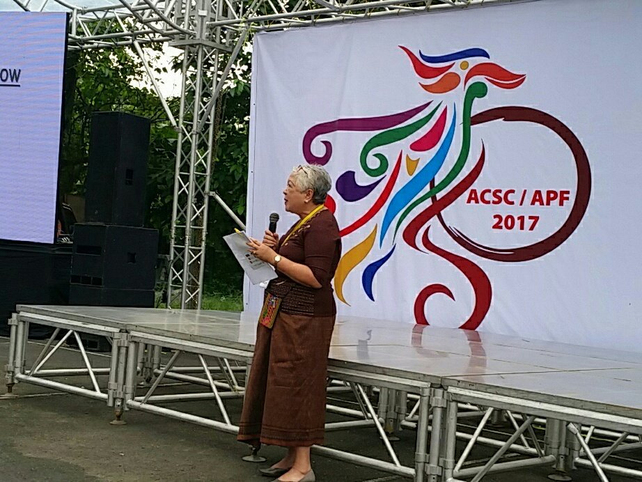 forum_asia's tweet photo. Thida Khus shares how #ACSCAPF gave her the opportunity to work with #womensrights activists across region #ACSCAPF2017 #ASEANPeople https://t.co/ua0xEPGRpD