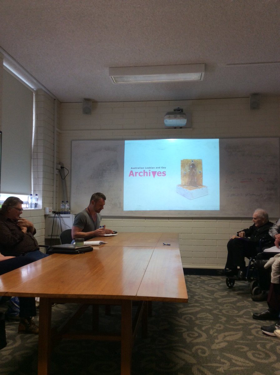 clareifications's tweet photo. Nick Henderson on how ALGA has been been starting to use exhibitions to both showcase existing and generate new collection items (beyond traditional paper based ones) #ahhc2017 https://t.co/Gbg0N2sG8B